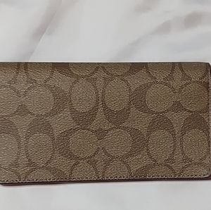 Coach Checkbook case